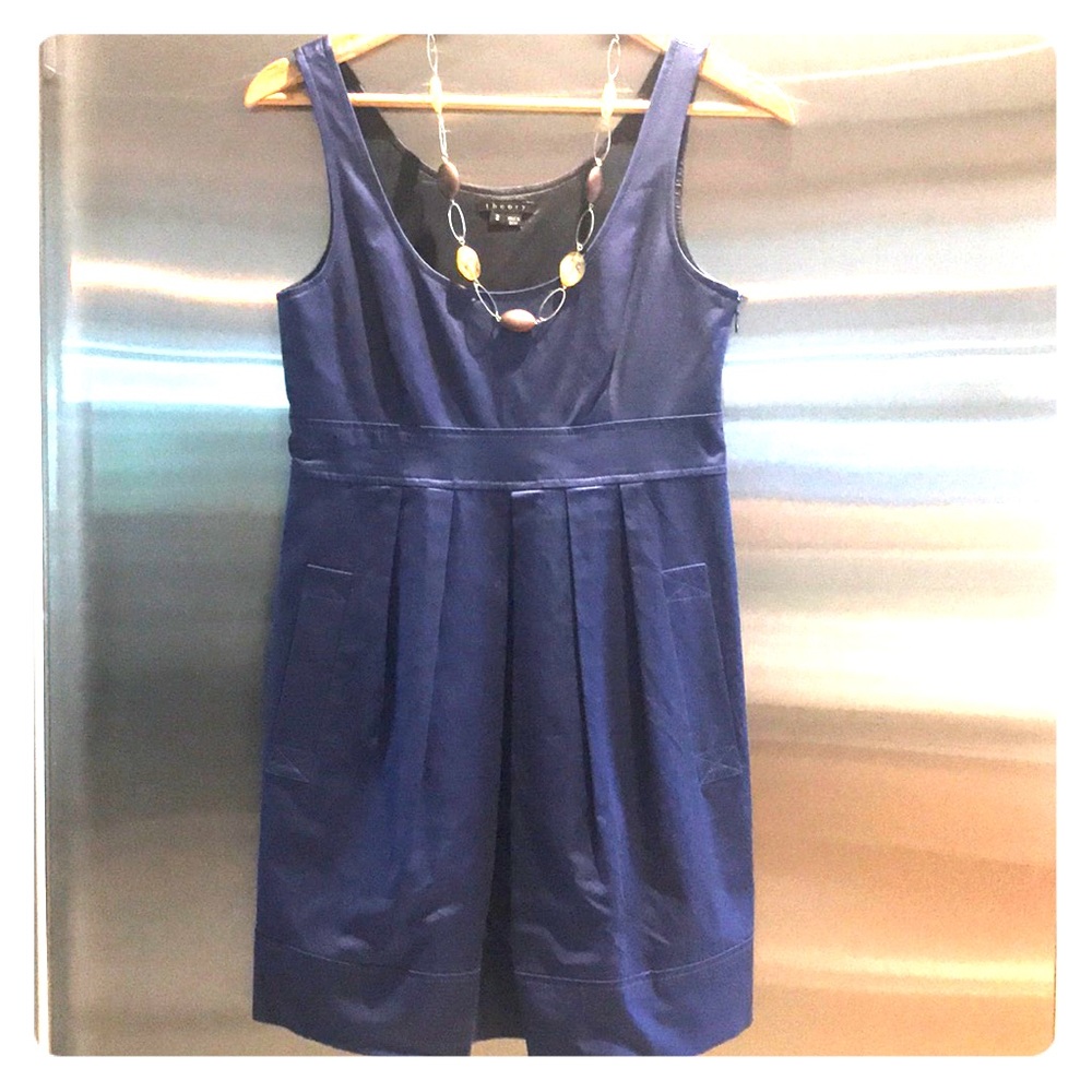 Royal blue Theory dress